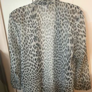 Sheer tunic, was orig.  a 2 piece ,dress was damaged.